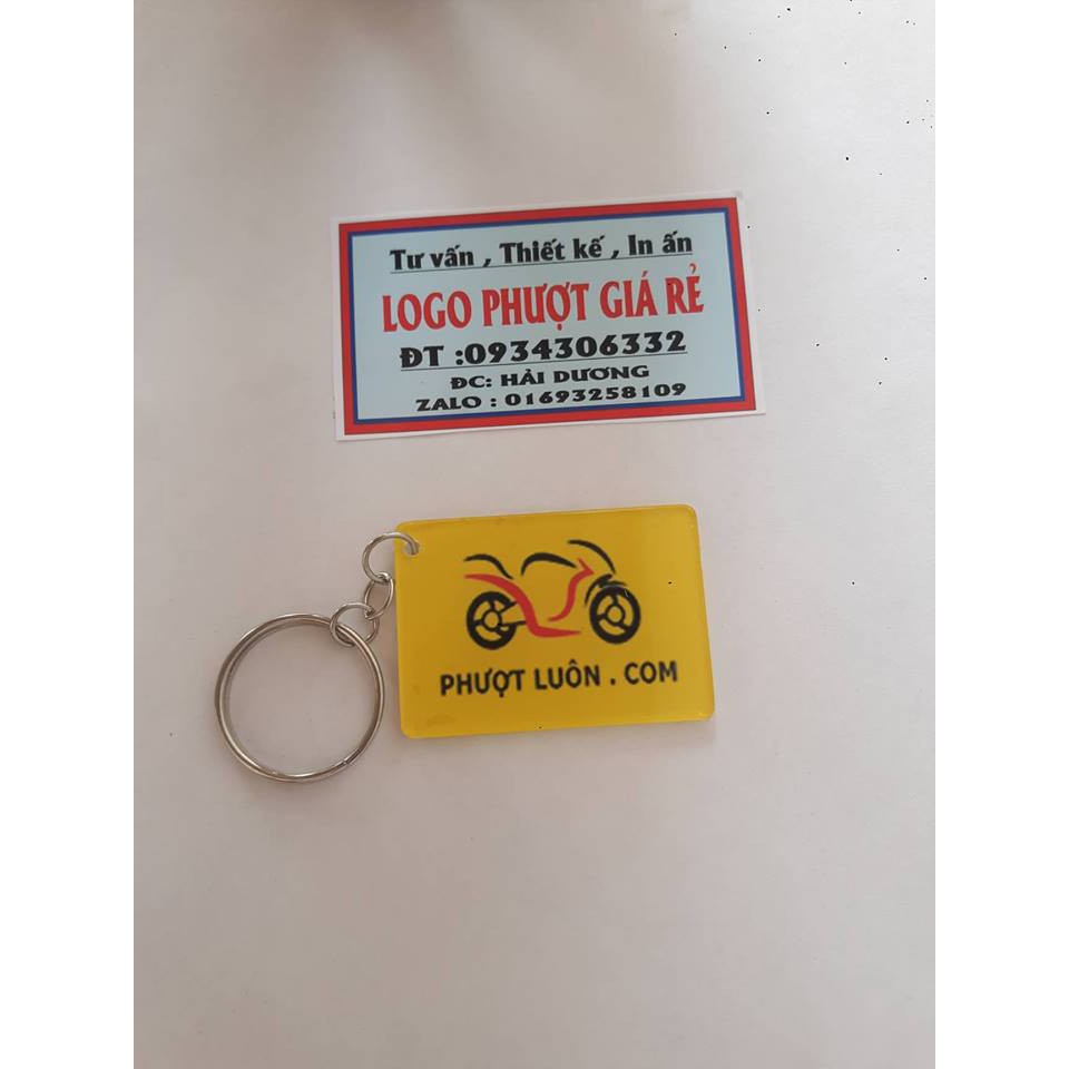 móc khóa mica PHƯỢT LUÔN