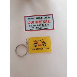 móc khóa mica PHƯỢT LUÔN