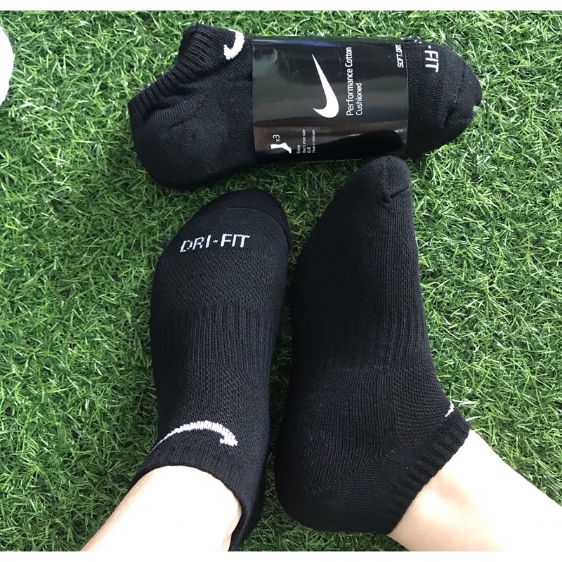 [HÀNG XUẤT XỊN] TẤT VỚ THỂ THAO NIKE DRI FIT CỔ NGẮN NAM NỮ SPORT SOCKS