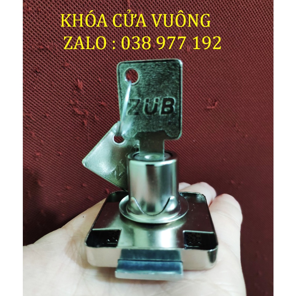 Khóa tủ vuông, khóa tủ, khóa cốp tủ vuông ZUB