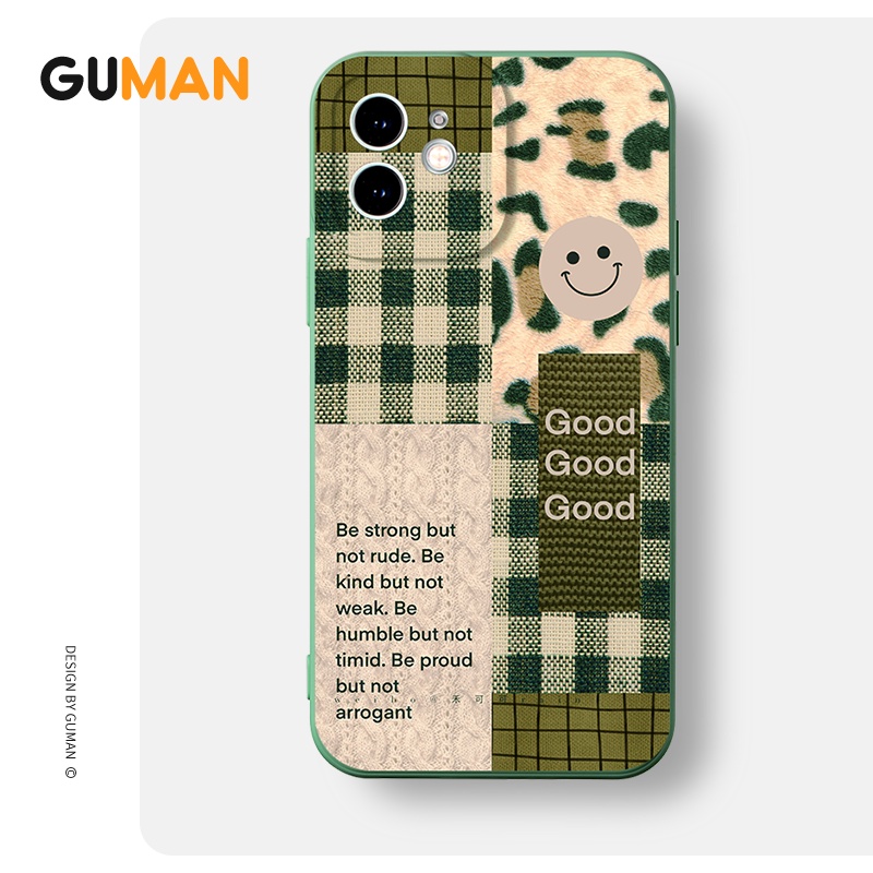 Ốp lưng GUMAN Mềm chống bẩn độc lạ dễ thương đẹp Cho iPhone 14 13 12 11 Pro Max SE 2020 X XR XS 8 7 ip 6S 6 Plus kute XYB899
