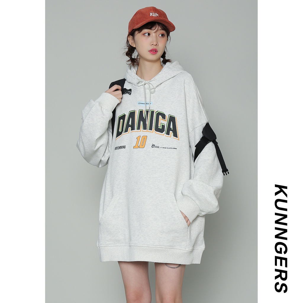 [ Mã 12FASHIONSALE1 giảm 10K đơn 50K ] Áo Hoodie Dáng Rộng In Chữ Phong Cách Harajuku Nhật Bản Size M-8Xl Cho Nam | BigBuy360 - bigbuy360.vn