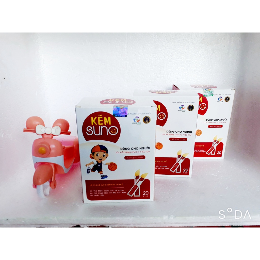 Kẽm thạch SUNO, giúp bổ sung kẽm và tăng cường sức đề kháng cho cơ thể