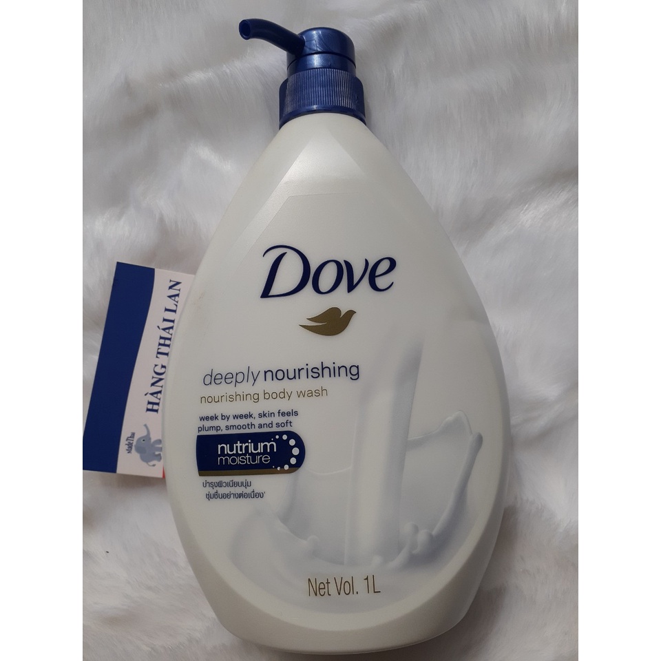 Sữa tắm Dove Thái Lan 1000ml dưỡng ẩm trắng da
