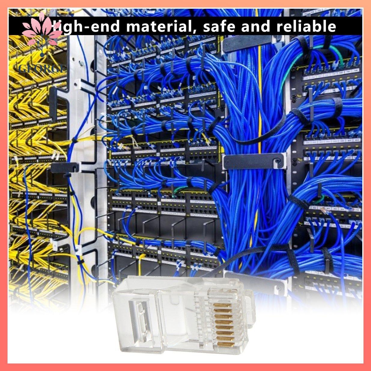 Đầu nối mạng LAN RJ45 CAT5 tiêu chuẩn 8P8C chất lượng cao mới tiện lợi