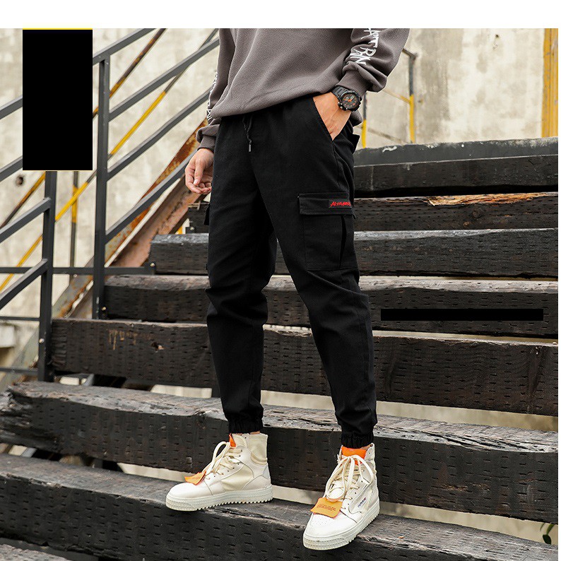 Quần jogger unisex túi hộp vải kaki nhẹ có độ co giãn nhẹ nhàng chất xịn ống bó khỏe khắn - QJP1952A+B+C | BigBuy360 - bigbuy360.vn