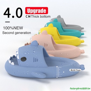 Dép đi trong nhà đế dày 4cm hình cá mập dễ thương cho bé