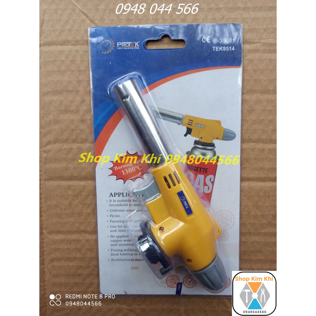 Khò Ga Tự Bật , đèn khò gas Protek