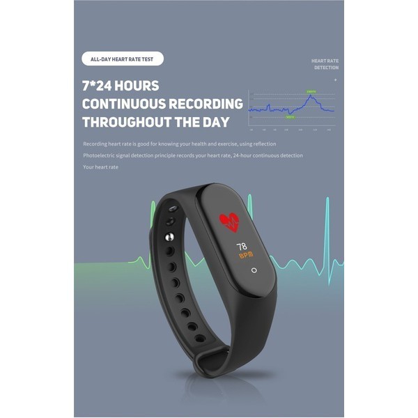 Xiaomi Band 4 Vòng đeo tay thông minh Tập thể dục Vòng đeo tay theo dõi nhịp tim Smart Band Sport Watch M4