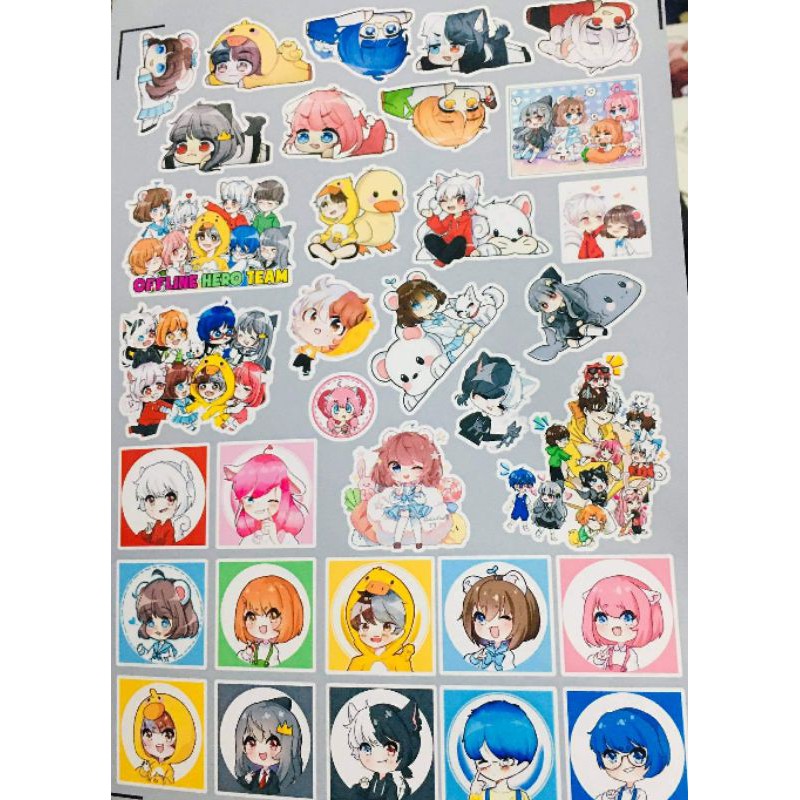 10-50 hình sticker hero team decal