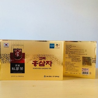 2 hộp Trà  sâm Hàn Quốc (2 x 100 gói x 3gr), hsd 2021