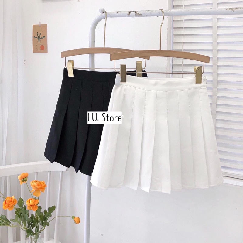 Chân Váy ngắn xếp ly Tennis, Hàng Quảng Châu Ulzzang 2021( lớp lót quần váy) | BigBuy360 - bigbuy360.vn