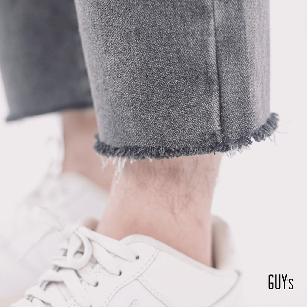 Jeans tua rua GUY's Closet, Chất liệu mềm mại, Bền màu, Gấu quần tua rua trẻ trung
