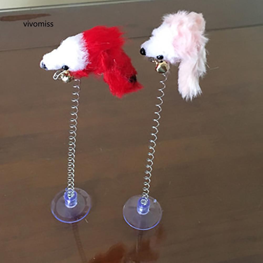 Đồ chơi chuột giả có giác hút cho mèo cưng