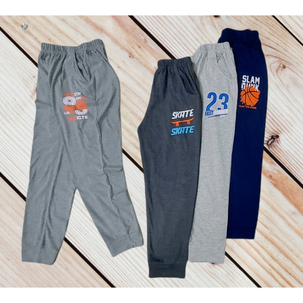 Quần Thun Dài Thun Cotton Mỏng Bé Trai size 24kg đến 35kg