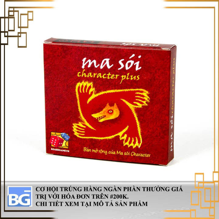 Board Game Ma Sói Character Plus Bản Mở Rộng
