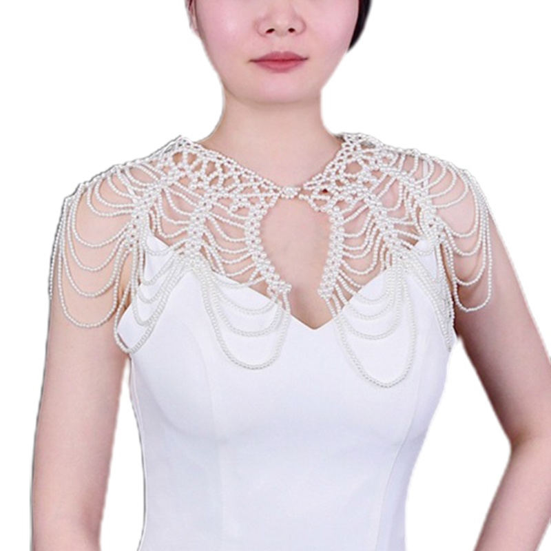 Vòng cổ Đính Ngọc Trai Sang Trọng Cho Cô Dâu