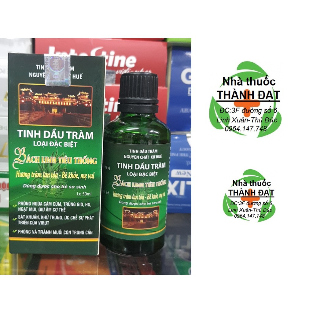 TINH DẦU TRÀM BÁCH LINH TIÊU THỐNG 50ml