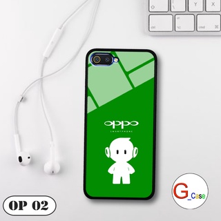 Ốp lưng kính 3d oppo a1k