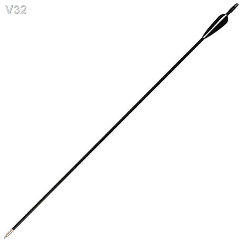 Cung tên mũi cố định đầu có thể được đổi lấy thi đấu sợi thủy tinh lông vũ hỗn hợp carbon nhôm gỗ tái diễn kéo thẳng