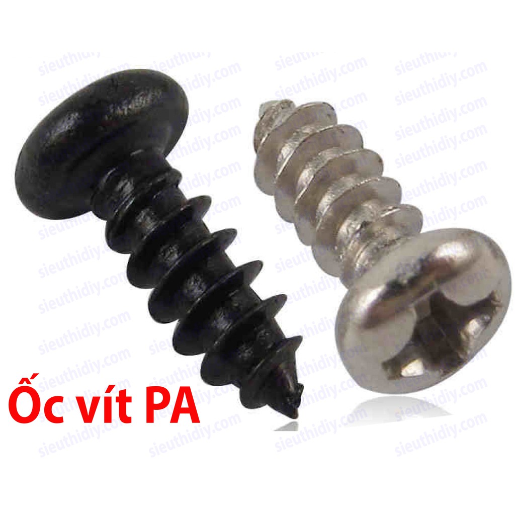 Ốc vít PA3-4*8/10/12mm thông dụng