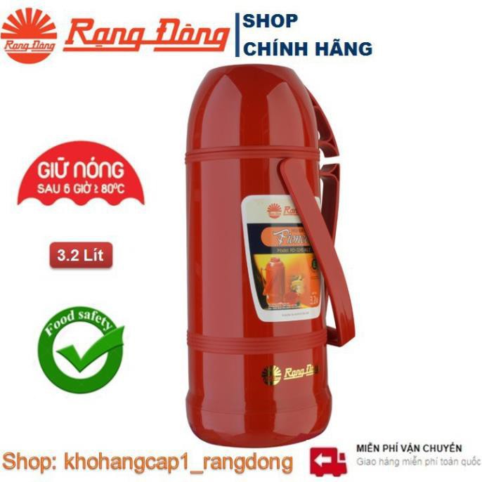 Phích đựng nước nóng 3.2 lít Rạng Đông RD 3245 N1.E (XK 3245 N1, E-3L) - Bảo hành Chính hãng