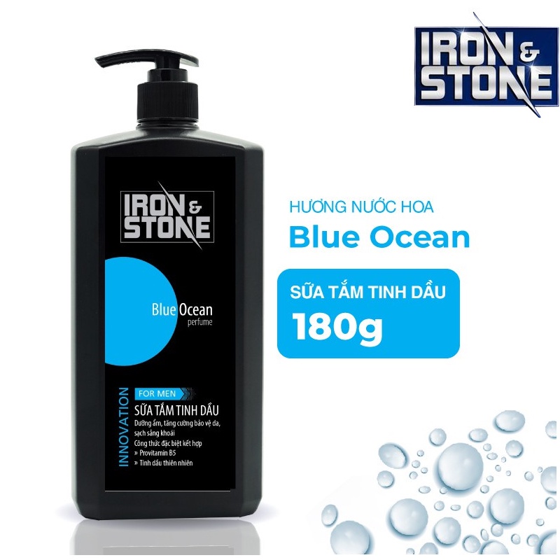 HCM - Chai Sữa Tắm Tinh dầu Blue Ocean For Men 180g/chai