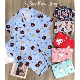 Đồ bộ pijama kate lửng bigsize dưới 60kg