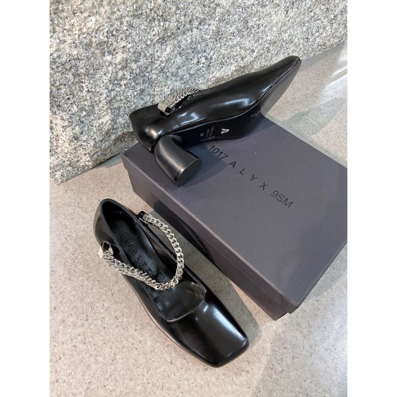 Cao gót thời trang 1017 ALYX 9SM 2021 da cao cấp