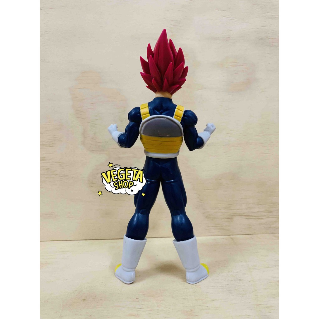 Mô hình Dragon Ball Super - Mô hình Vegeta Super Saiyan God - Vegeta tóc đỏ - Cao 18cm