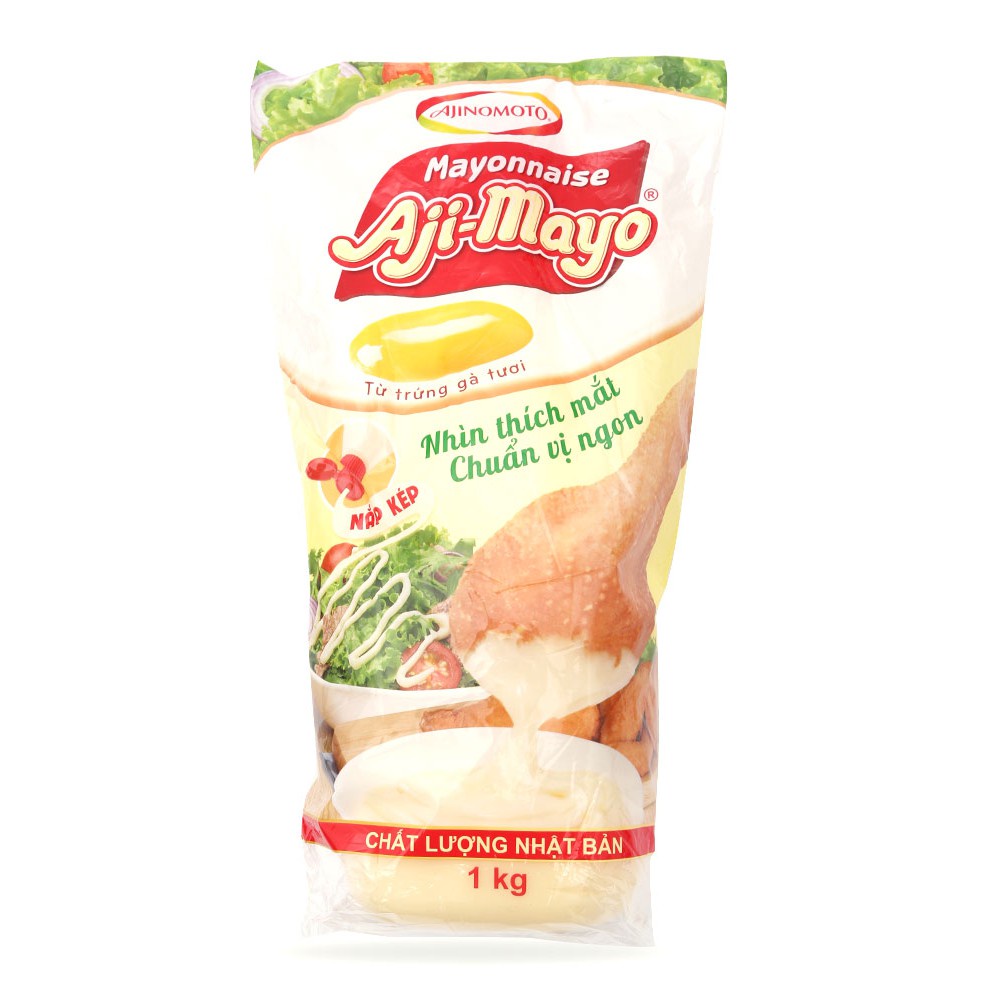 Sốt Mayonnaise Aji-mayo hộp 1kg (đủ 4 size nhỏ, lớn, hộp khổng lồ)