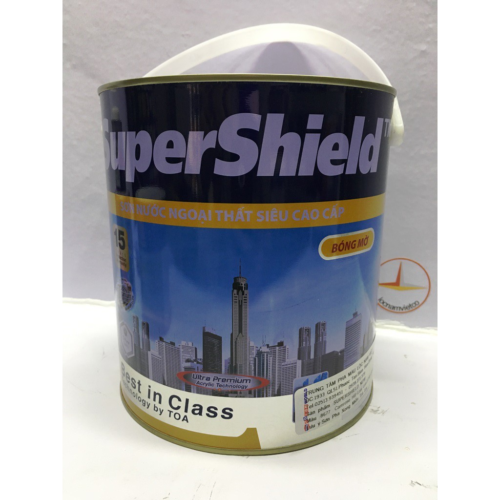 Sơn nươc Toa Supershield bền màu 15 năm (5Kg/lon)