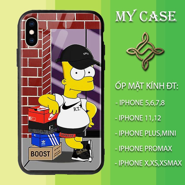 Case Couple Hình Hàng Hiệu_SimSon Đẹp Đẳng Cấp MYCASE Cho Iphone 12Promax/12Mini/11Promax/11/7Plus/Xs/Xr