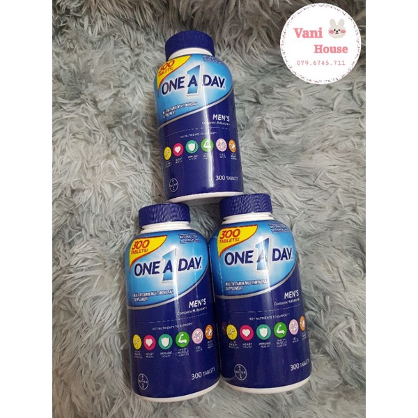Viên Uống Vitamin Tổng Hợp One A Day Men 300 Viên