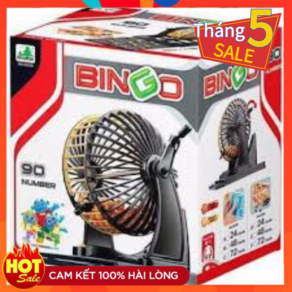 Đồ chơi lồng quay Bingo Lô Tô 90 số