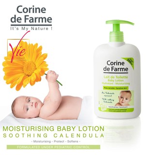 Sữa dưỡng thể cho bé CORINE DE FARME BABY LOTION dưỡng ẩm an toàn cho bé yêu thumbnail