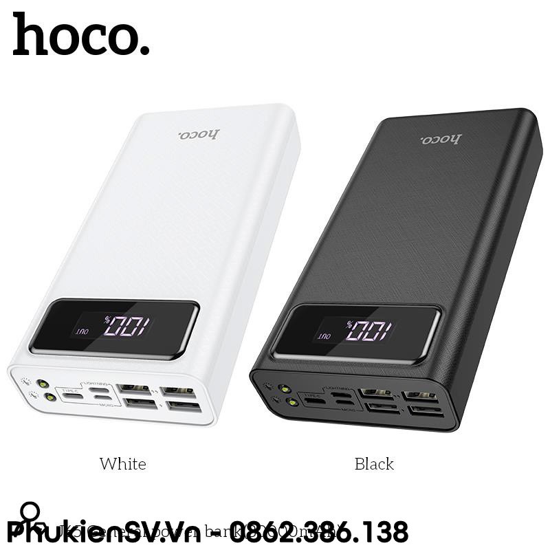 Pin Sạc Dự Phòng Dung Lượng Lớn 30000mAh/40.000mAh Hoco J65 Hỗ Trợ 4 Cổng USB