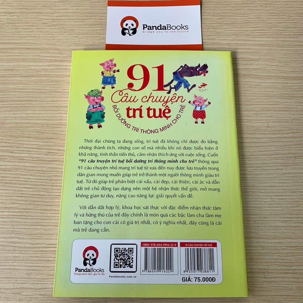 Sách - 91 câu chuyện trí tuệ bồi dưỡng trí thông minh cho trẻ