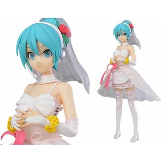 Mô Hình Figure Hatsune Miku White Dress - Cao 26cm