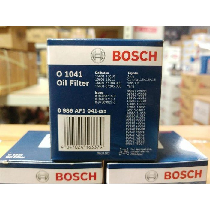 Lọc nhớt Bosch O 1041 cho Toyota Camry, Altis, Vios, Yaris, Zinger