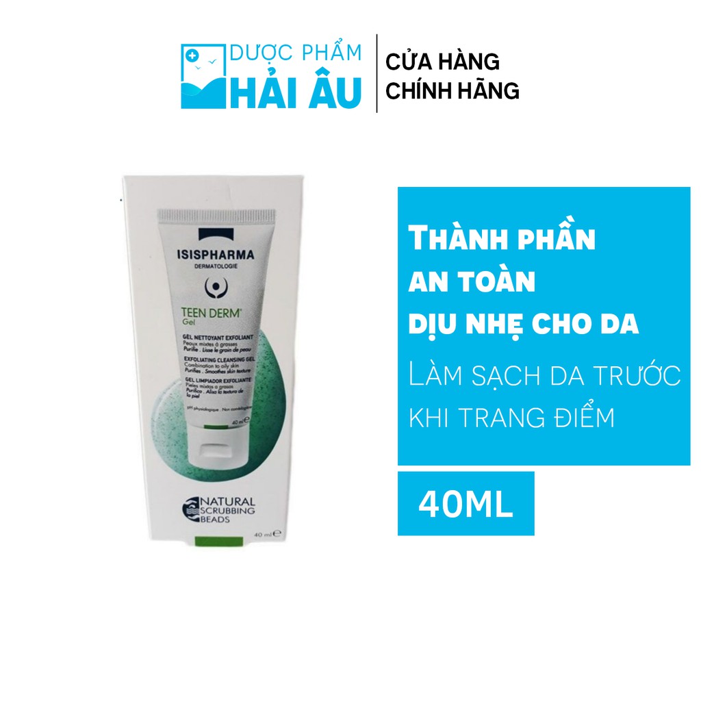 GEL RỬA MẶT ISIS TEENDERM GEL 40ML | WebRaoVat - webraovat.net.vn