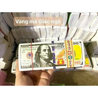 Giấy cúng đô la mỹ 8 màu vàng mã - Vàng Mã Giác Ngộ