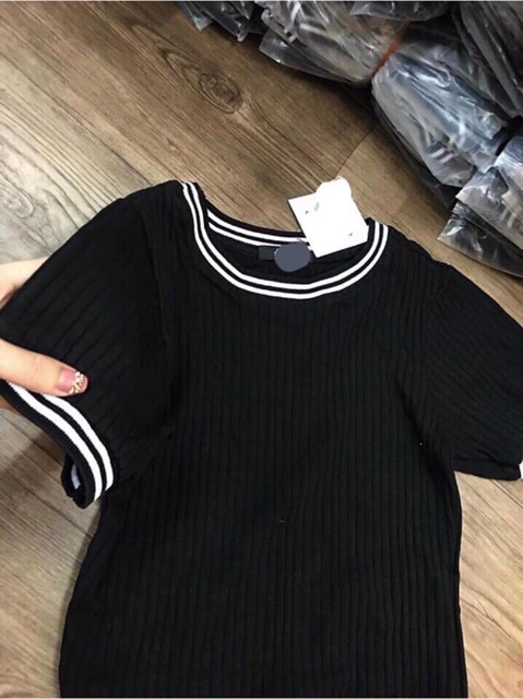 Váy len tăm cộc tay lên dáng đẹp