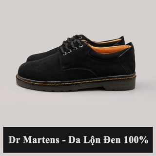 (FreeShip) Giày Đốc Nam - Da Lộn Đen Cao Cấp