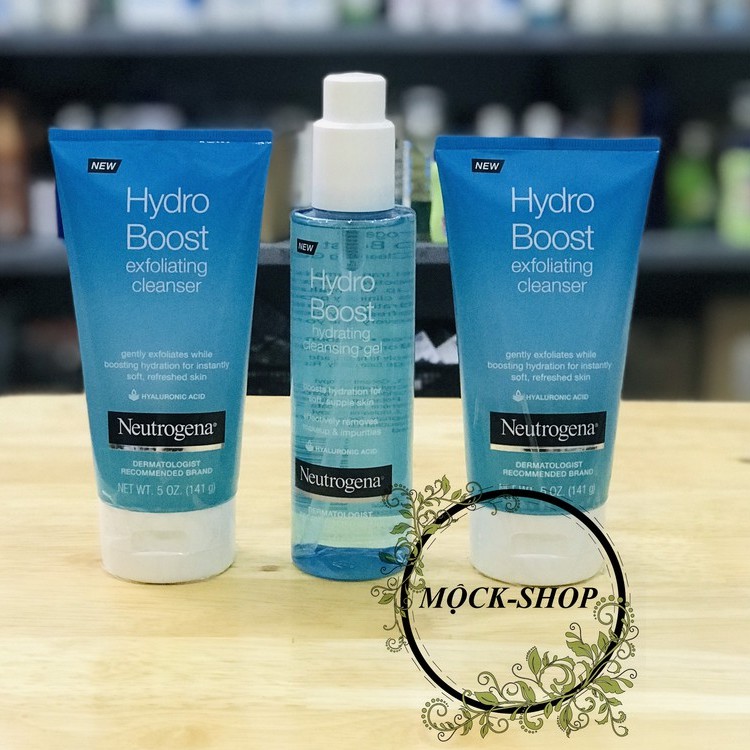 SỮA RỬA MẶT NEUTROGENA HYDRO BOOST EXFOLIATING CLEANSER HÀNG NỘI ĐỊA MỸ