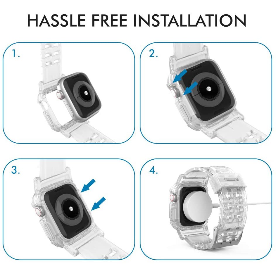 Dây Đeo Đồng Hồ Bằng TPU Mềm 2 Trong 1 Cho Apple Watch 38 / 40 / 41mm 42 / 44 / 45mm 49mm Series Ultra / 8 / 7 / SE / 6 / 5 / 4 / 3 / 2 / 1