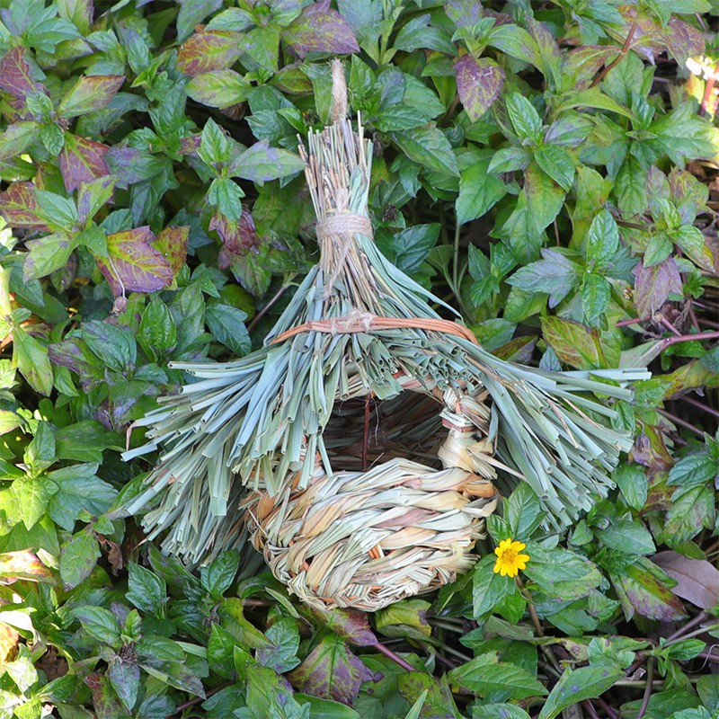 Bird's Nest Bird's Nest Sản phẩm vật nuôi rơm Thủ công mỹ nghệ