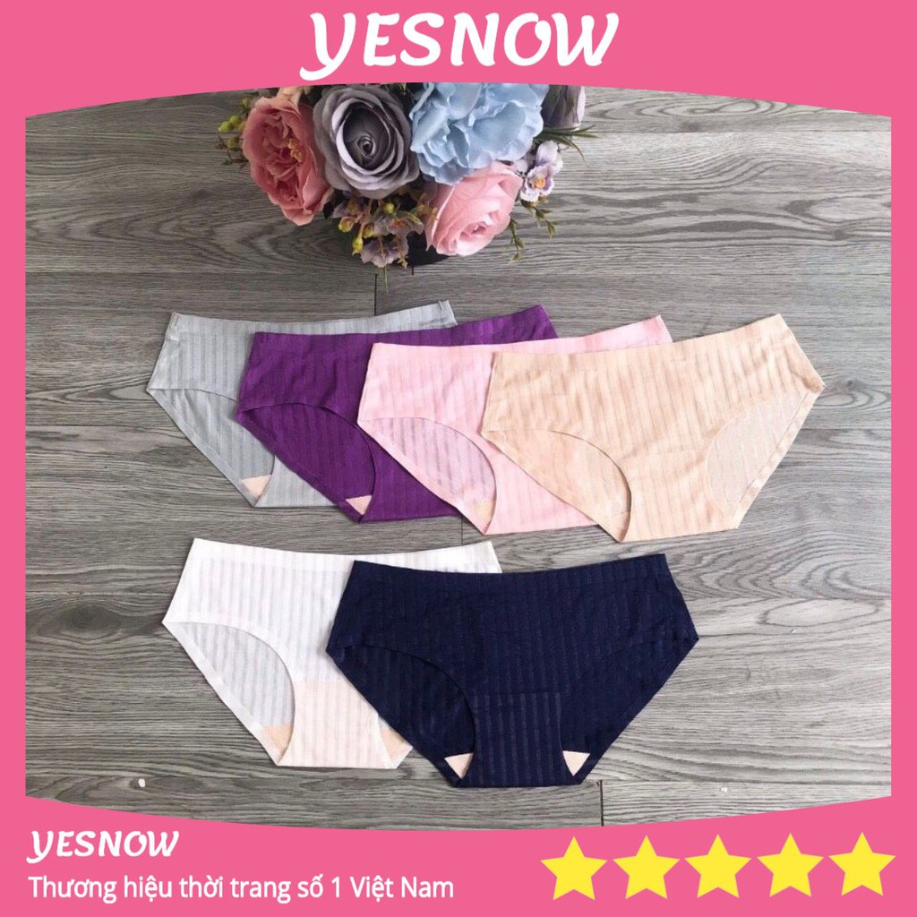 Quần lót nữ🍄[FREE SHIP]🍄Giảm 20k [QUAN LOT NU] quần lót su đúc sọc cách điệu-Quần lót kháng khuẩn mẫu mới 2020