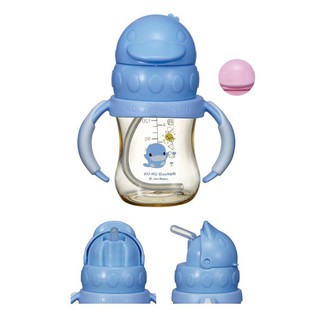 Bình uống nước có tay cầm nhựa pes/ 140ml kuku - ku5841