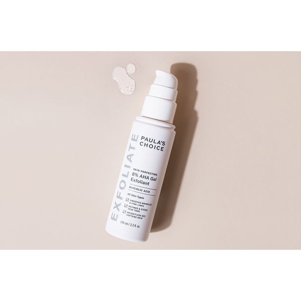 Gel loại bỏ tế bào chết làm mềm và sáng mịn da Paula's Choice Skin Perpecting 8% AHA Gel Exfoliant-CocoLux